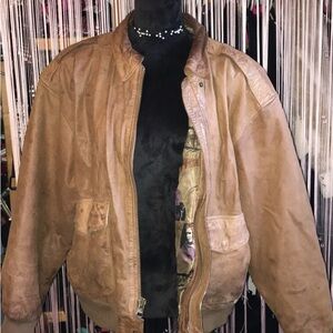 Men's Brown Leather Jacket